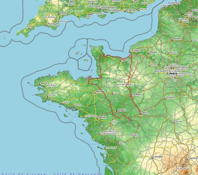 D-day tour itinerary map d-day tour