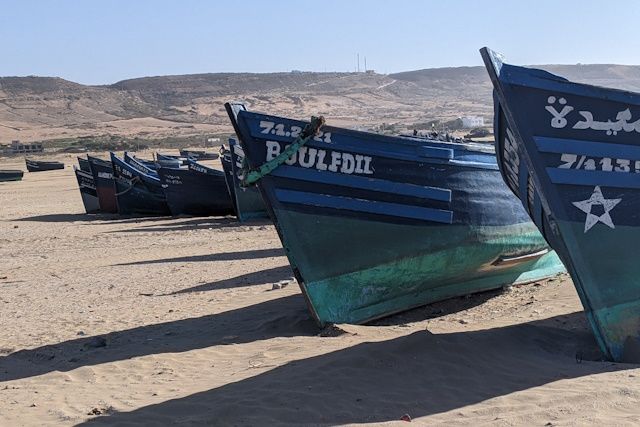 moroccan fishing boat