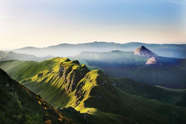 Auvergne volcano motorcycle guided tour france cevennes