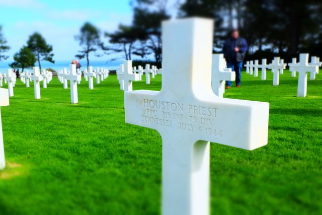 Colleville Cemetery Normandy D-Day normandy motorcycle tour