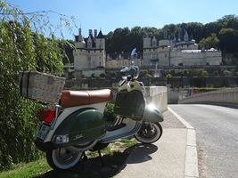 Ussé Castle scooter rental loire valley